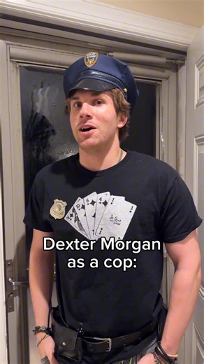 maddox on Instagram: "Bro ain’t cut out for this Shirt from @inprintwetrust.co #maddoxyz #skit #dexter #dextermorgan #cop"
