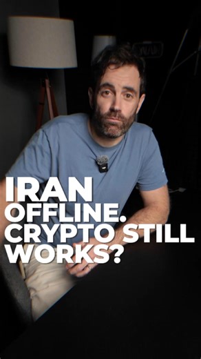 As protests spread and the rial collapses, Iran’s internet was shut off. But tools like satellites, mesh networks, and Bitcoin infrastructure could still keep crypto moving—even offline. #Iran #crypto | Coin Bureau