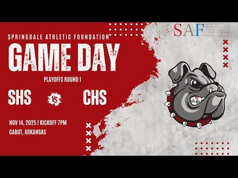 2025 Springdale High School Playoff Football | Springdale at Cabot