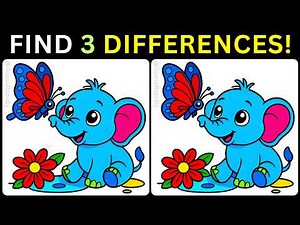 💫Puzzle: Discover Three Sneaky Differences🎉【#389 Brain Game Challenge Spot 3 Differences】