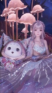 Exploring the beauty of Elderwood Forest 🌃🍄🌟🌛 #infinitynikki