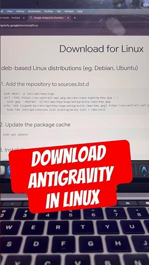 How to Download Antigravity on Linux | Quick Install Guide #linux #anigravity