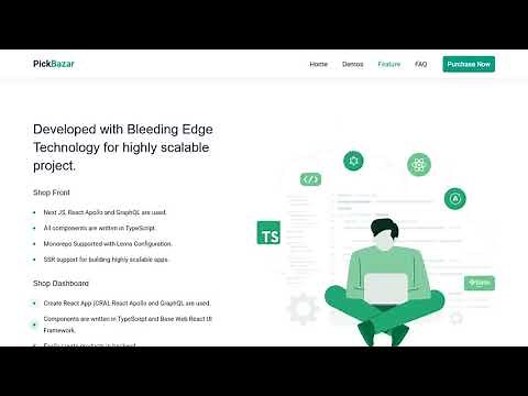 Pickbazar - React GraphQL Ecommerce Template