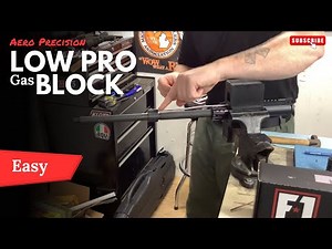 How to install a low profile gas block