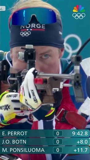 Botn wins gold in the men’s 20km biathlon. 🥇🎯