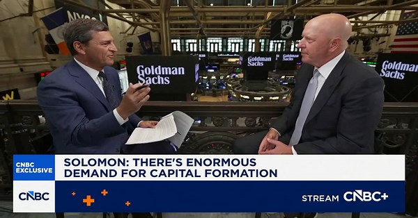 Goldman Sachs' David Solomon on his outlook for capital markets