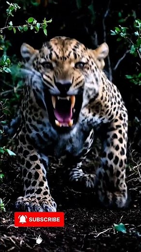 FURY UNLEASHED: Leopard Snarl Shows Terrifying Fangs in Slow Motion (4K REALISM)