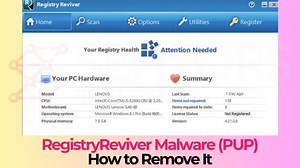 RegistryReviver Malware - How to Uninstall It [Fix]