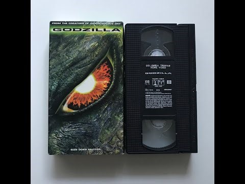 OPENING TO GODZILLA VHS 1998