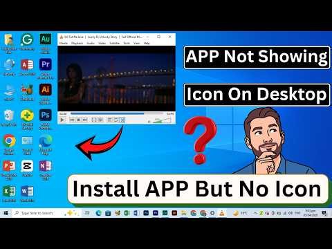 App Icon Not Showing on Desktop? Fix in 2 Minutes! (Windows 10/11)