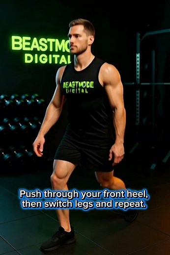 Dumbbell Lunges Tutorial | Perfect Form, Beginners to Advanced | Build Muscle FAST