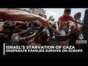 Israel’s starvation of Gaza: Desperate families survive on scraps as aid fails to meet rising demand