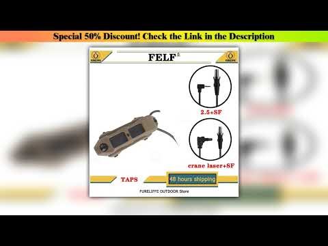 Discount Flashlight Remote Dual Function Switch Button Tactical Airsoft Pressure Switch for PEQ-15•