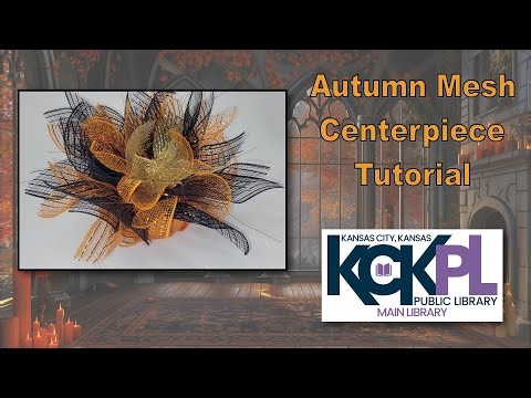 Take Home Kit: Autumn Mesh Centerpiece