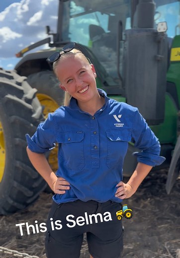 Meet Selma - Danish Farming Tractor Operator in Australia