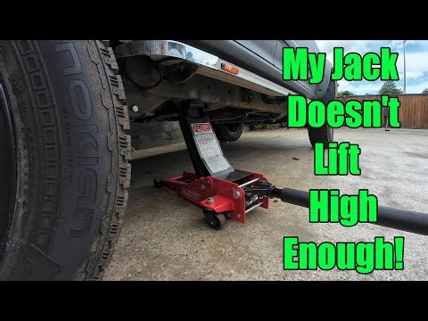 Home Made Jack Extension for 4x4 Lifting