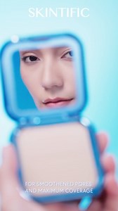 Ultra Cover Powder Foundation, Full Coverage Matte Finish, One-Swipe Flawless Pressed Powder with Oil Control, Lightweight & Long-Lasting, Pore-Blurring for Oily Skin (01 Vanilla)