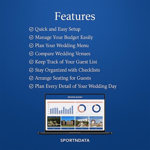 Wedding Planner Spreadsheet for Budget Guest List & Seating Chart | Excel Google Sheets Template - Etsy