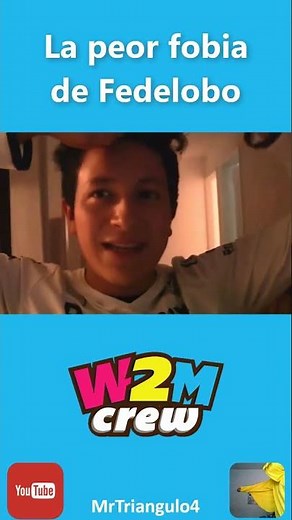Fedelobo has a PHOBIA of cockroaches - w2m crew moments #w2m #fedelobo #fedewolf