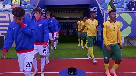 ⚽️ 𝔽𝕀𝔽𝔸 𝕌𝟚𝟘 𝕎𝕆ℝ𝕃𝔻 ℂ𝕌ℙ ⚽️ Amajita are through to the round of 16 in the 2025 FIFA U20 World Cup following their 2⃣➖1⃣ victory over USA! #SABCSportFootball #U20WC | SABC Sport