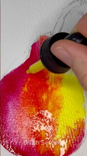 Loose Watercolor Pear Painting Step by Step Beginner #watercolor #artshorts #painting