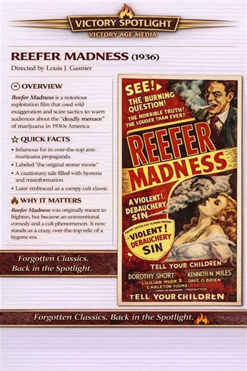 This Film Tried to Warn America… It Became a Joke Instead | Reefer Madness (1936)