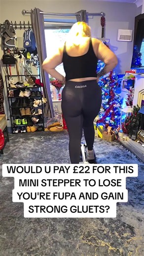 Home Workout with Mini Stepper for Glutes and Legs