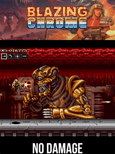 Blazing Chrome: Retro Run and Gun Gameplay