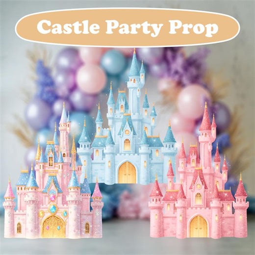 Princess Castle Cutouts, Princess Party Backdrop, Fantasy Decor, First Birthday, Baby Shower - Etsy Australia