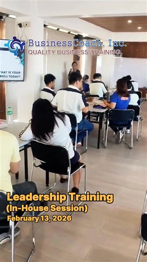 Happening Now! Leadership Training with In-House Training Philippines! Take your company to the next level! For inquiries on in-house seminars, or for free proposal, call us now at (02) 8.701. 67.72 | (02) 8.515.93.37 | (0999) 481.21.67 or email us at businesscoachphil@gmail.com | Business Coach Philippines