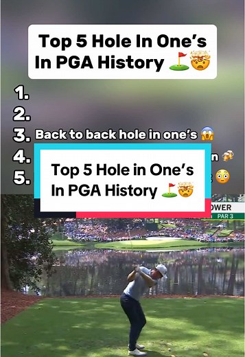 Top 5 Incredible Hole-in-Ones in PGA History