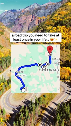 A Colorado fall road trip should be on everyone’s bucket list. 🍂 Follow @americantravelarchives for more hidden gems and bucket list adventures across the U.S. There’s a short window every year — just a few golden weeks — when the mountains glow, the air turns crisp, and the roads feel like they were made for slow drives and scenic pull-offs. Here’s how to make the most of it: 📍 Estes Park – Start in this mountain town where elk roam freely and the aspens light up Rocky Mountain National Park.