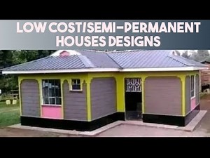 LOW COST BUILDING/SEMI-PERMANENT HOUSE DESIGNS 2024🔥🔥🔥