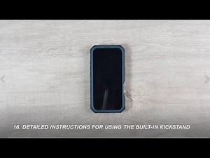 16.Detailed Instructions for Using The Built in Kickstand #fntcase