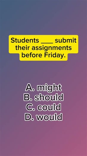 Can You Answer This English Grammar Question? | Modals Quiz