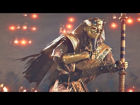 Assassins Creed Origins: Curse of The Pharaohs DLC - All Pharaoh Boss Fight & Ending