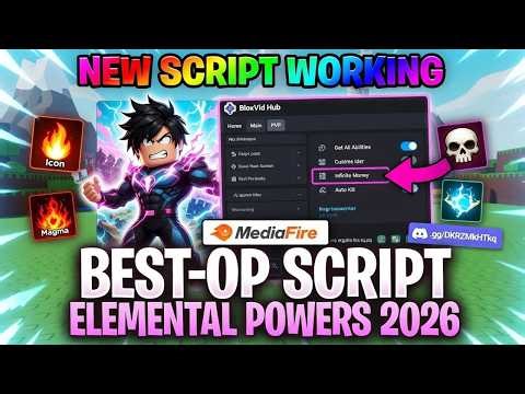 BEST Elemental Powers Tycoon Hack Script (Unlock All Powers, Auto Collect, Infinite Money)