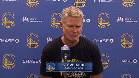 IND 114, GSW 109: Steve Kerr Postgame Media Availability