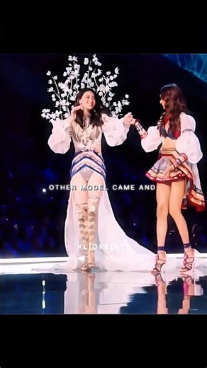 She made history by falling #fashion #model #trending #shorts #runway #model