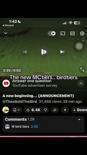 Theobald the Bird & MC Tiers Explained