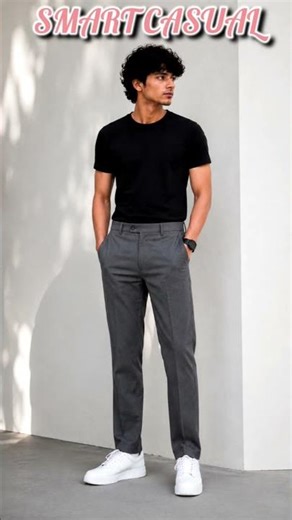 3 Black T-Shirt Outfit Ideas For Men 🔥