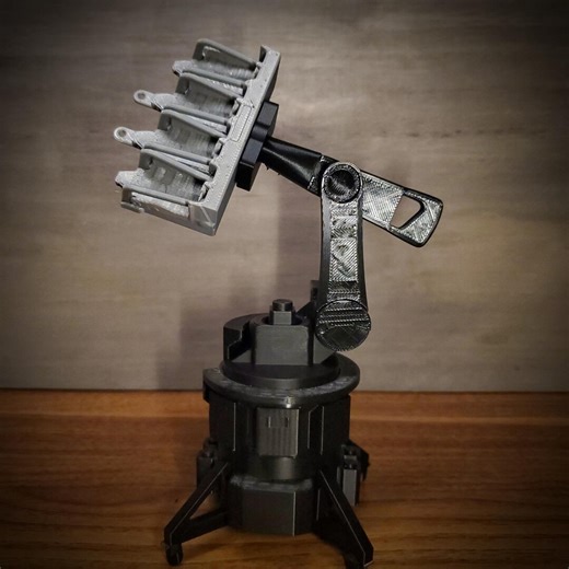 Lil' CNU - 8" Desk Robot Arm Model | Inspired by Monsters Unchained @ Epic Universe - Etsy