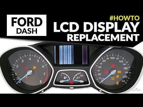 How to repair Ford Focus Mk3 and Kuga / Escape instrument clusters – LCD display replacement