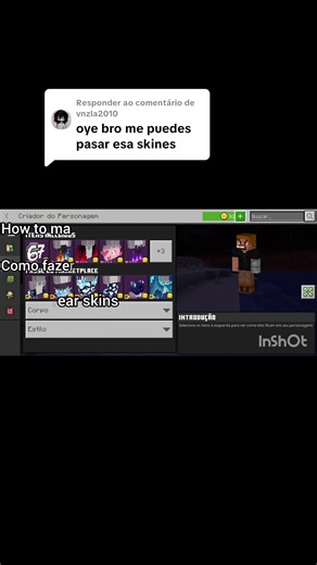 Respondendo a @vnzla2010 How to make SML/irida skins . . . . . . . . . #sml #minecraft #Awshucks #fyp #irida