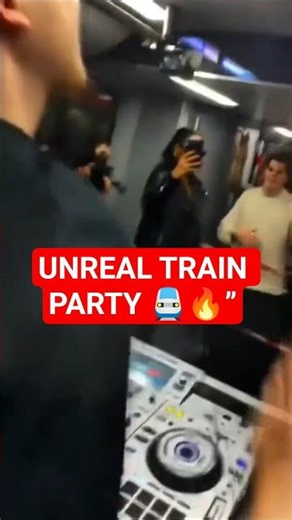 Amazing DJ Set on a Moving Train 🚆🔥 | Unreal Music Vibes You’ve Never Seen Before!” #shorts