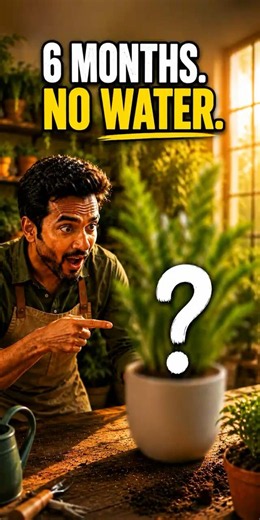 This Plant SURVIVED 6 Months With No Water 😱🌿. #garden #plants #water
