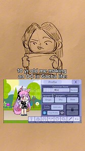 197K views · 6.9K reactions | ten year old me making an OC in Gacha Life: | Introvart Farr | Facebook