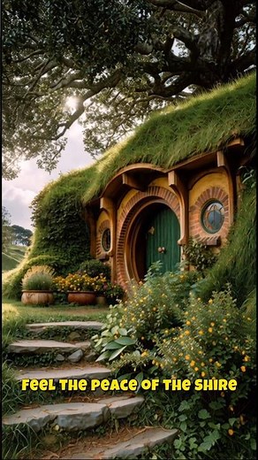 Cozy Hobbiton Hobbit Hole Ambience 🌿 Relaxing Shire Sounds for Sleep & Chill | ASMR #LOTR