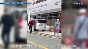 1.2M views · 10K reactions |  Braquage d'une bijouterie à Paris : les suspects sortent tranquillement avec près de 15 millions d'euros | TF1 INFO | Facebook