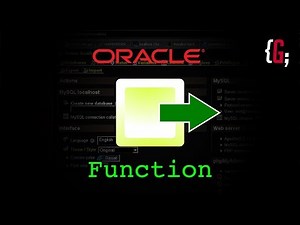 Crear funciones Oracle
